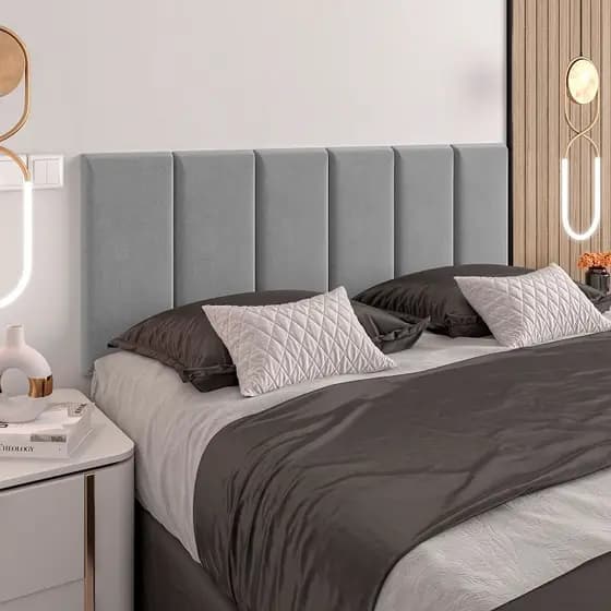 Cabeceira Dubai Cama Box King Estofada Vários Tamanhos e Cores Painel Quarto
