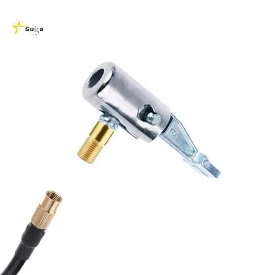 Awhrtwb Braçadeira De Bico De Pneu Portátil , Conector De Bomba Inflável , Compressor De Ar De Carro , Pode Ser Desinfla