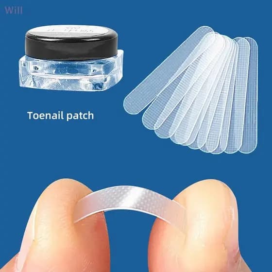 10 Pçs Tratamento De Unhas Encravadas Ferramenta De Correção Remendo Elástico Adesivo Alisamento Clipe Cinta Ferramentas