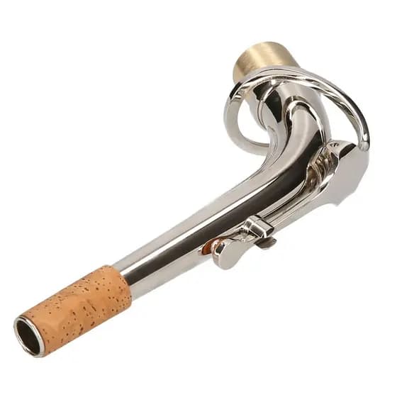 wohobr Saxofone Alto Pescoço Latão Dobra Sax Peça De Substituição Acessório
