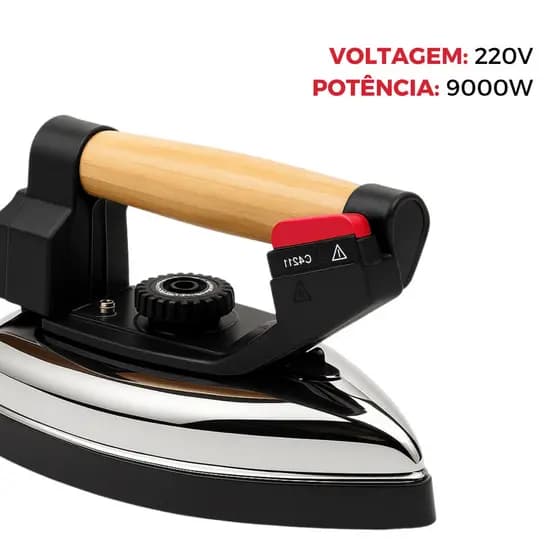 Ferro Industrial Com resistência LM-2128-11 220V Ferro para Caldeira Ferro Passar Roupas Potente 900w