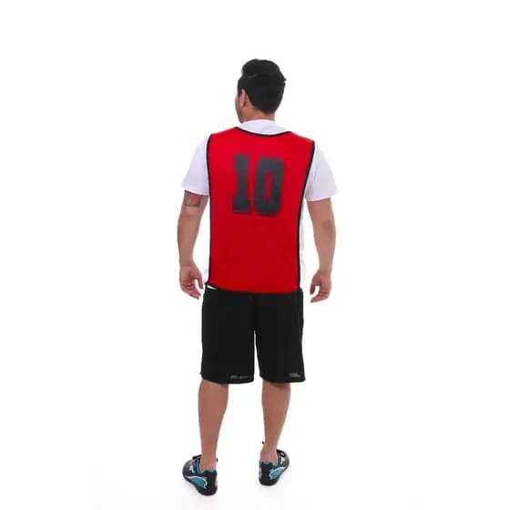 Colete De Futebol Numerado Kit 6 Peças - 1 A 6