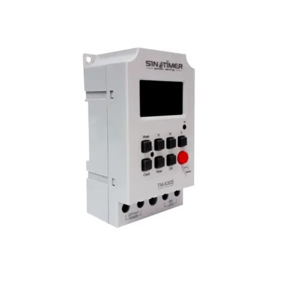 Temporizador Programável Monofásico 28 Programas 220v 30a