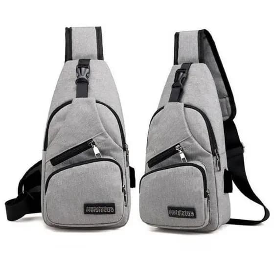 Bag Unissex Moderna e Funcional Com Entrada USB