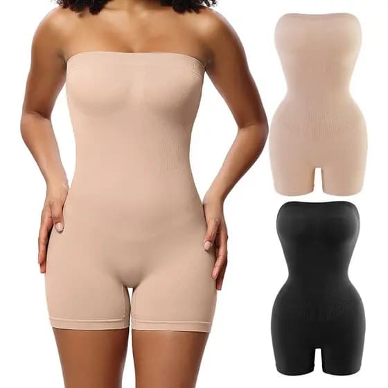 Cinta Body Macaquinho Modelador Sem Alça Discreto Não Marca