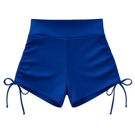 Short Curto Suplex Feminino Academia Laço Lateral Fitness Roupa Malhar Treinar