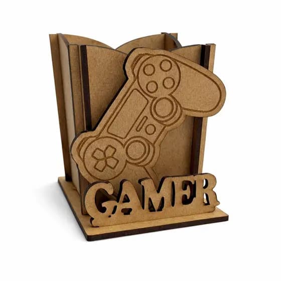 Kit Porta Caneta Game - Lembrancinha de Aniversário Gamer