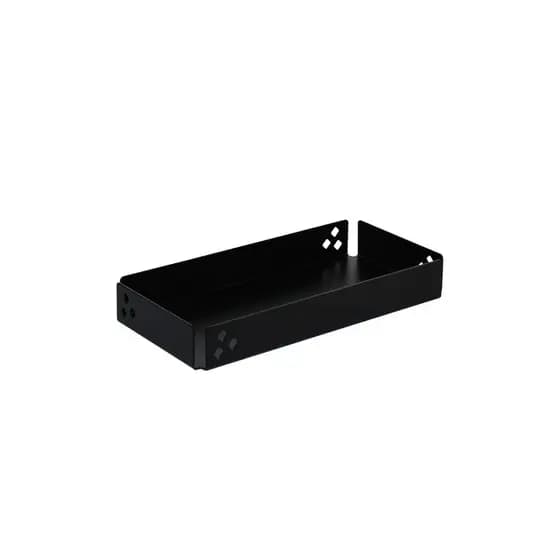 BANDEJA EM AÇO CARBONO PARA DECORAÇÃO RETANGULAR 10x20CMO PRETO FOSCO FUTURE 6013PT