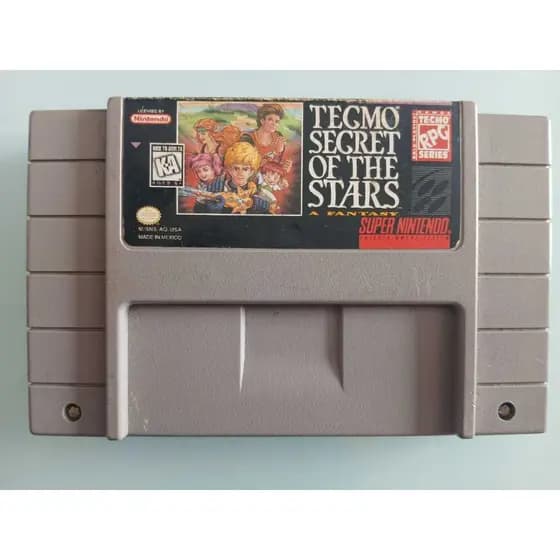 Cartucho Tecmo Secret of the Stars - Super Nintendo SNES (Original de Colecionador)