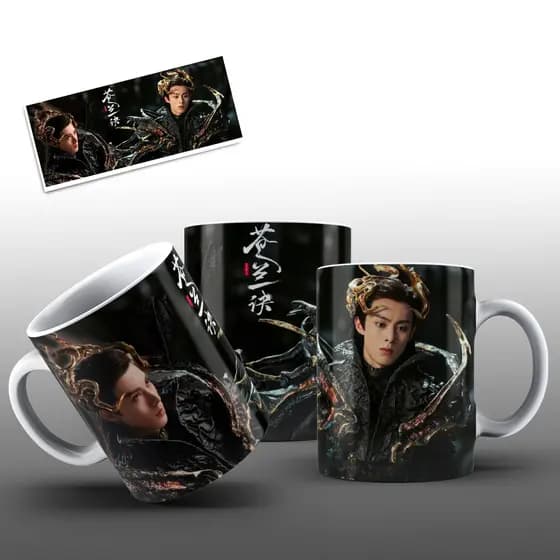 Caneca ator Dylan Wang - Personagem: Dongfang Qingcang - Cdrama - Amor Entre Fada e Demônio - Love Between Fairy and Devil - Drama chinês - Dorama - dorameiras