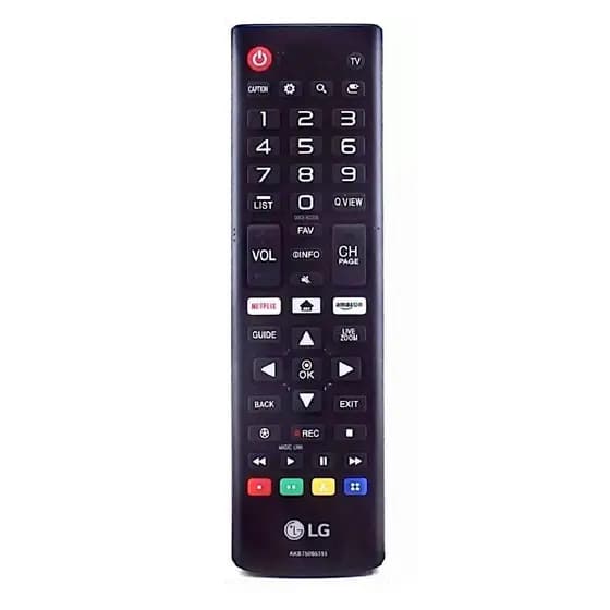 Controle Remoto LG Smart Akb75095315 Tecla Netflix / Amazon, Original C/ Nota Fiscal