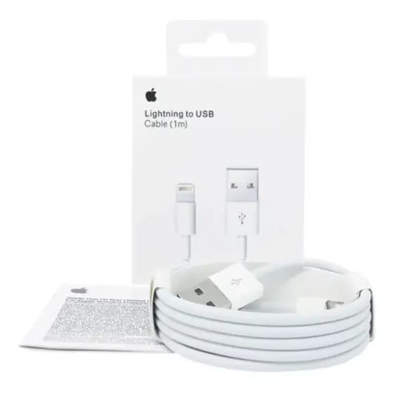 Cabo iPhone Apple Original Lightning USB 1 Metro 2 Metros No Brasil