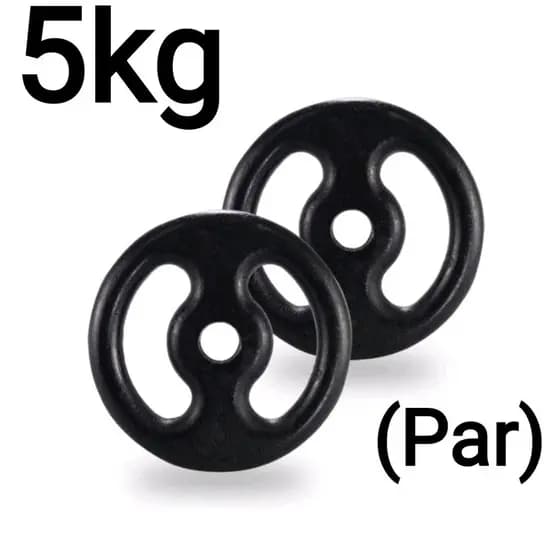 Anilha Pintada Musculaçao 5kg -(par)