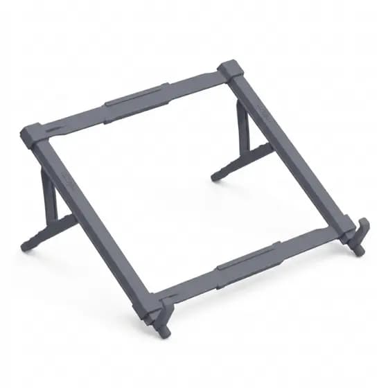 Suporte Apoio Para Notebook Tablet Ergonômico Home Office Resistente Portátil com 5 Níveis De Ajuste cor Cinza