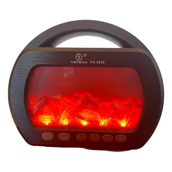 Rádio Recarregável Bt (lareira) Fm/usb/tf KA-8926 - Kapbom