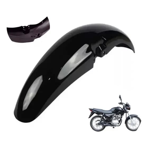 Paralama Dianteiro Da Moto Honda Fan Cg Titan 125 Preto 2000 Á 2008