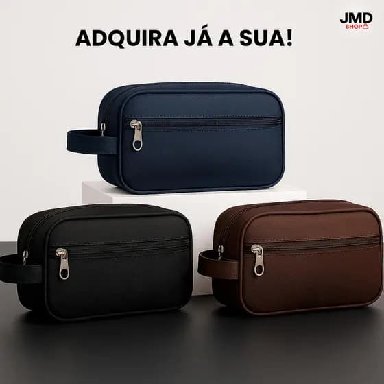 Necessaire Feminina Organizadora para Maquiagem, Cosméticos e Itens de Higiene em Viagens