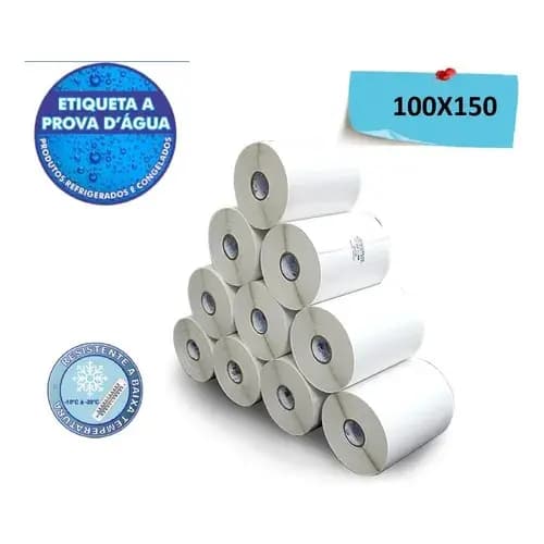 Kit 05 rolos 100x150 Bopp Acrilico 30g