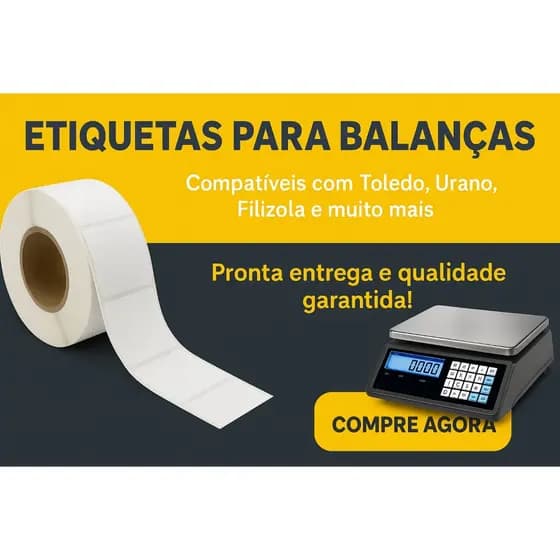 05 Rolos Etiqueta 60x40 Térmica Elgin L42 L42pro L42dt