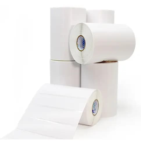 8 Rolos Etiqueta 34x23 Mm 3 Carreira Juntas Adesiva Couche