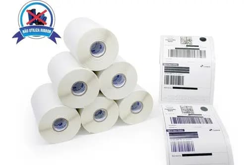 8 Rolos Termica Opção Etiquetas Adesivas 10x15 Cm Ecommerce 200 etqs por rolo