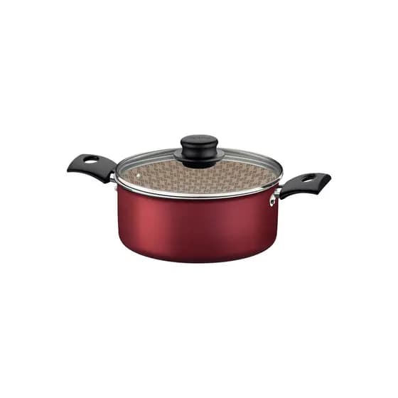 Caçarola Tramontina Turim 18 cm 2 L em Alumínio Antiaderente Vermelho