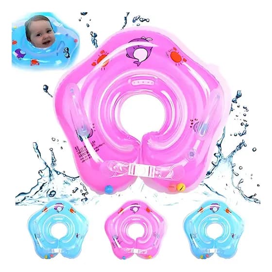 Boia De Pescoço Para Bebê Com Alça Ajustável Para Piscina Sortido Menina