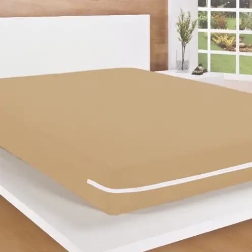 Capa Protetora Em Malha Gel Para Colchão Solteiro Casal Queen Com Zíper Lateral Largo Várias Cores