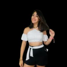 Conjunto short ou salopete + cropped + faixa super estiloso e confortável