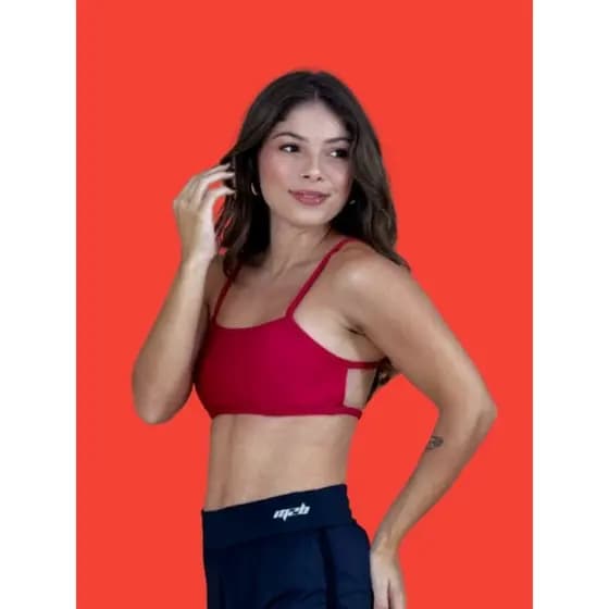 Top cropped tira nas costas estiloso verão!!