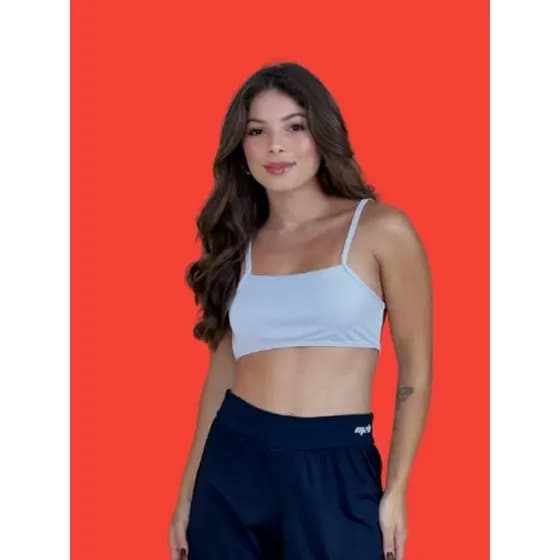 Kit 2 Top costa nua fitness academia treino