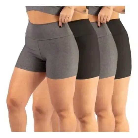 4 Short feminino curto corrida