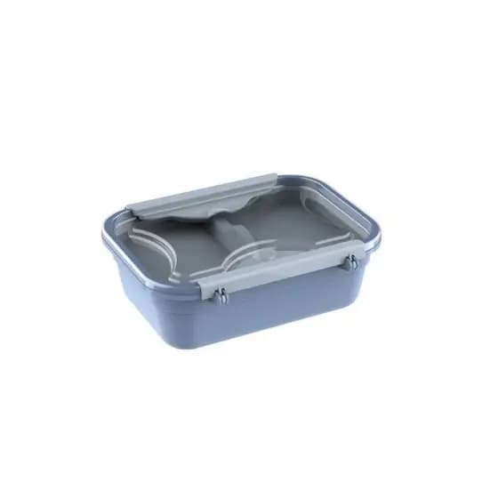 Marmita Pequena com Trava e Bandeja 400ml Compacta e Funcional para o Seu Dia a Dia
