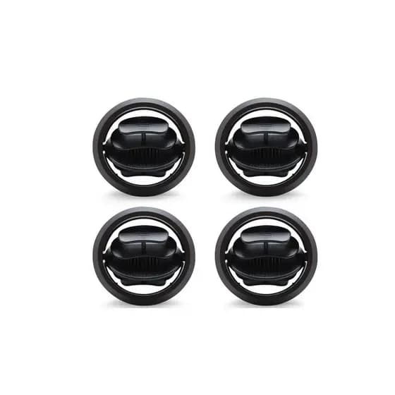Difusor Central E Lateral Celta 2000 Até 2006 Kit 4 Peças Preto