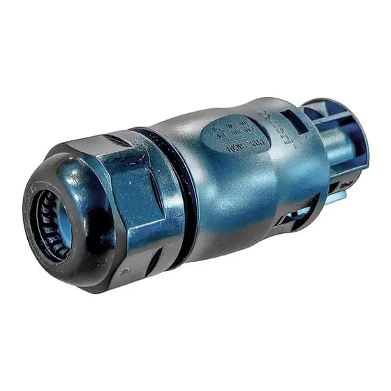Conector CA Fêmea Tripolar Energia Solar, BC01-3F22-15