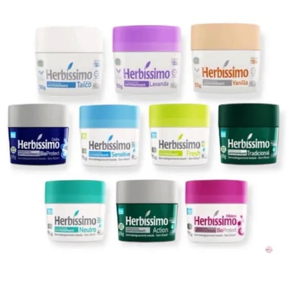 Desodorante Creme Herbíssimo Clareador Antitranspirante - 55g