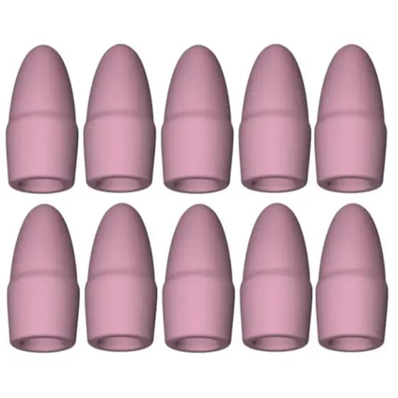 Borracha Natural Ponteira Para Lapis Color Kit C/ 10 Unid. (Rosa)