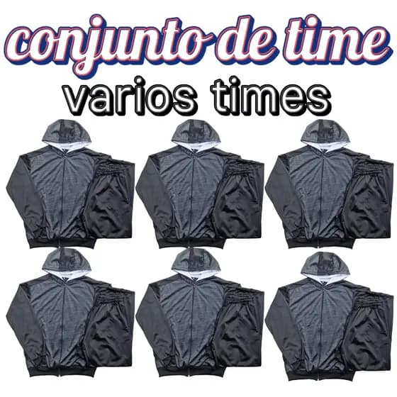 Conjunto de Time Masculino | Blusa de Frio + Calça Esportiva