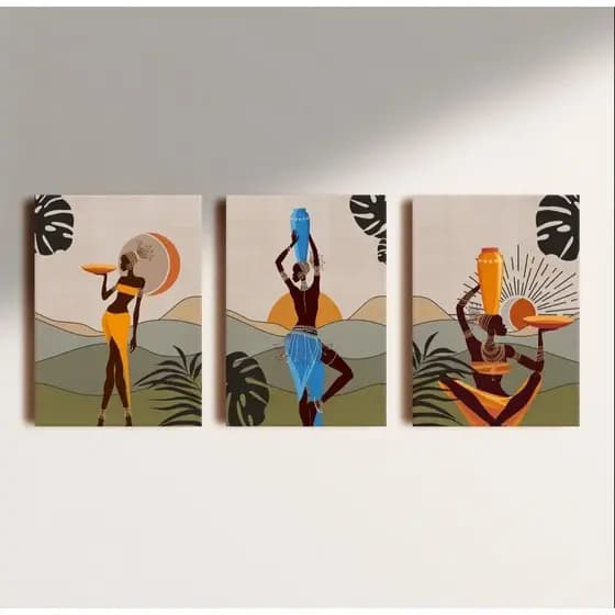 QUADROS DECORATIVOS TEMA MORENA