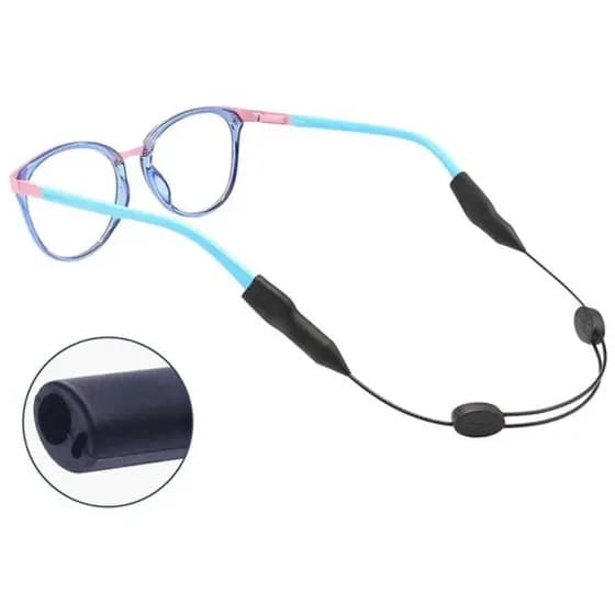 Cordão Ajustável Para Óculos, cordinha para óculos infantil e adulto, corrente de óculos esportivo