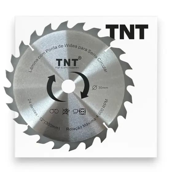 Lamina Serra Circ Tnt 300 x 30 x 024 D 12"