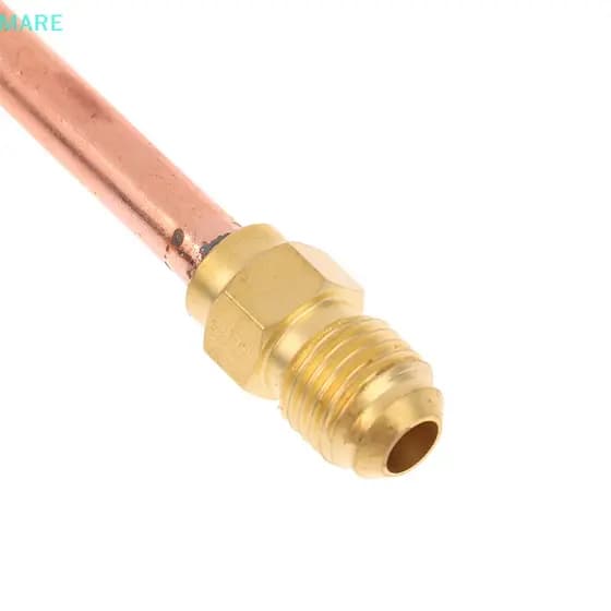Greedancit 45 Degree SAE Flare Connector Set (1/4" 3/8" 1/2" 5/8" 3/4") for AC Supplies IT