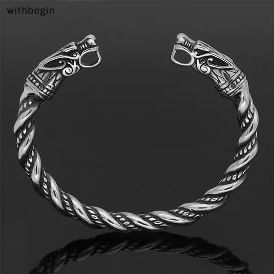 WIT Dragão Pulseira De Aço Inoxidável Jóias Acessórios De Moda Viking Masculina Manguito Pulseiras Para Mulher WI