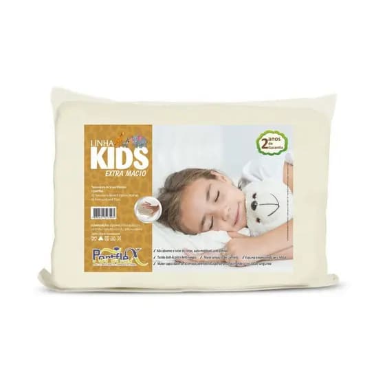 Travesseiro Nasa Visco Elástico Kids Extra Macio + fronha Promoção