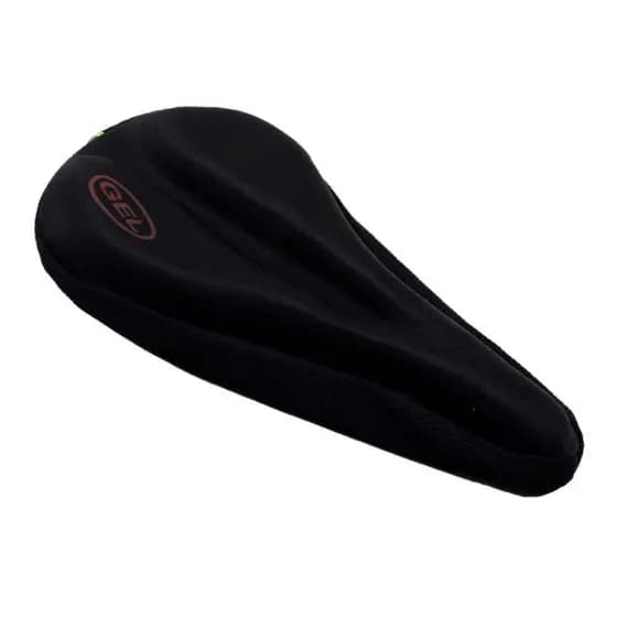 Capa de Banco Selim para Bicicleta em Gel Almofada Anatômica Serve em Spinning cor Preta