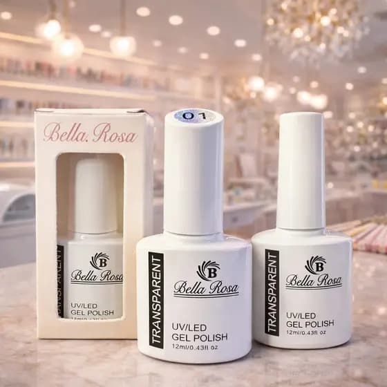 Esmalte em Gel Renda e Fundo Realista Bella Rosa -12ml