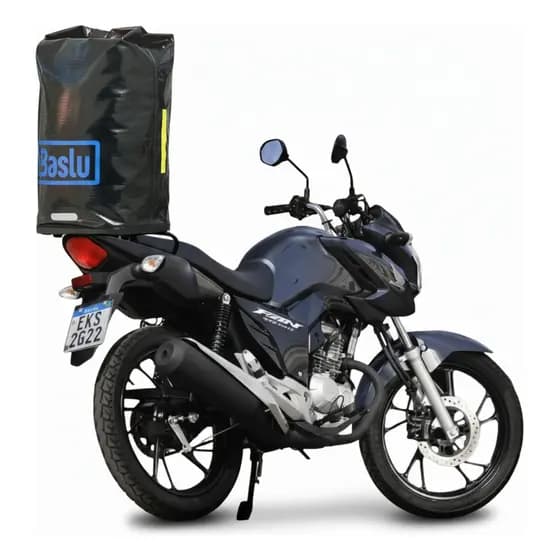 Bauleto Moto Flexível 45L Impermeável Universal Baslu