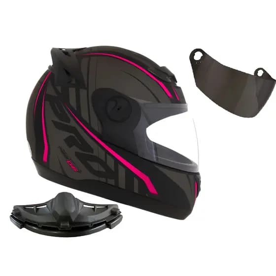 Capacete Pro Tork G6 Rosa Mulher Feminino Promoção