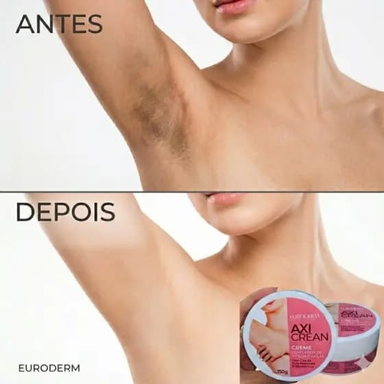 3 Cremes Axi Crean 🌸 Clareia Axilas, Virilha, Cotovelos e Dobras da Pele
