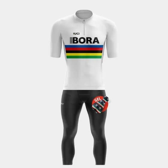Conjunto Ciclismo Masculino Pedal Camisa Pro Calça Forro Acolchoado Gel Bike Pedalar Ciclistas